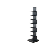Modish Vertical Simple Alloy Tower Narrow Bookcase Image - 22
