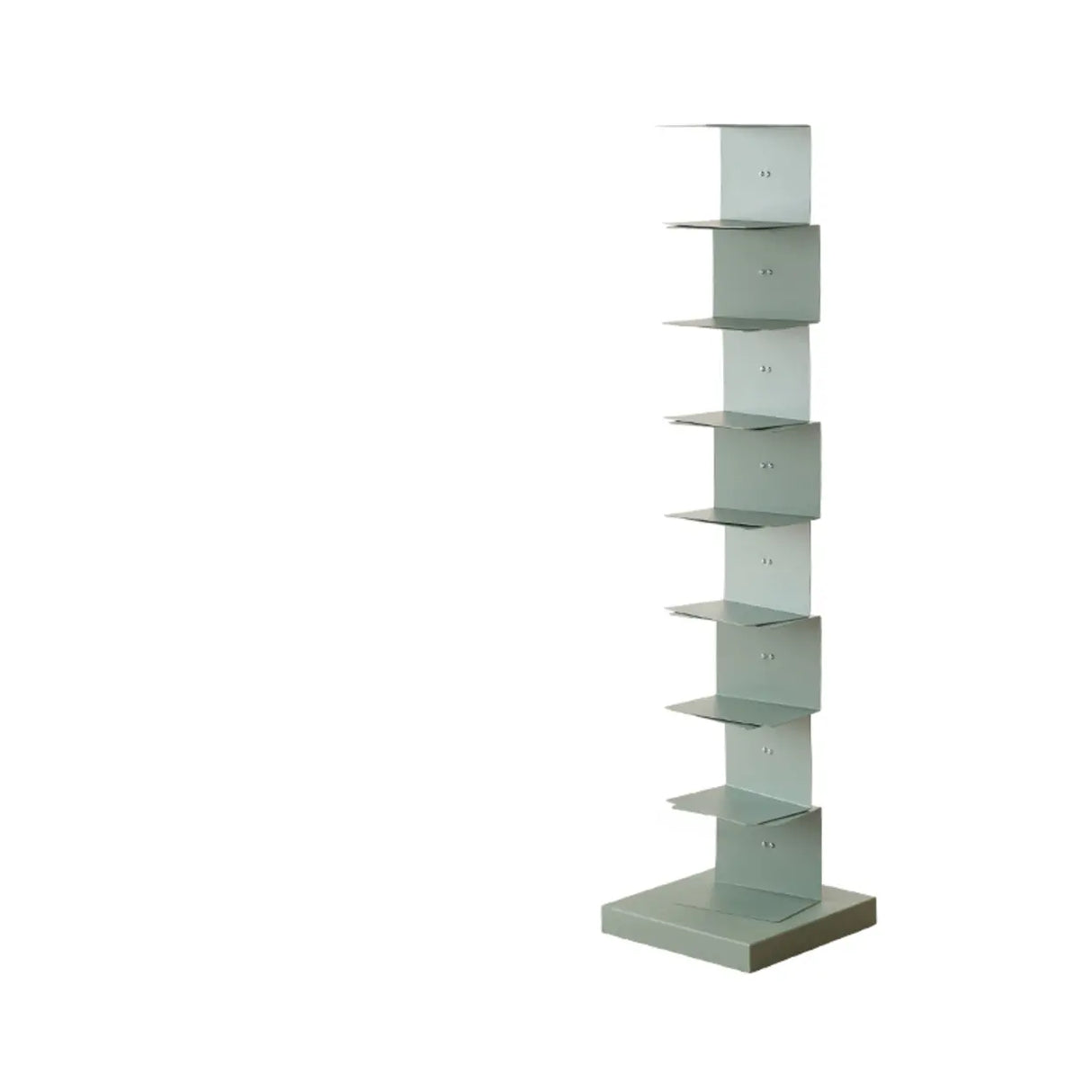 Modish Vertical Simple Alloy Tower Narrow Bookcase Image - 23