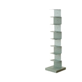 Modish Vertical Simple Alloy Tower Narrow Bookcase Image - 23