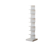 Modish Vertical Simple Alloy Tower Narrow Bookcase Image - 25