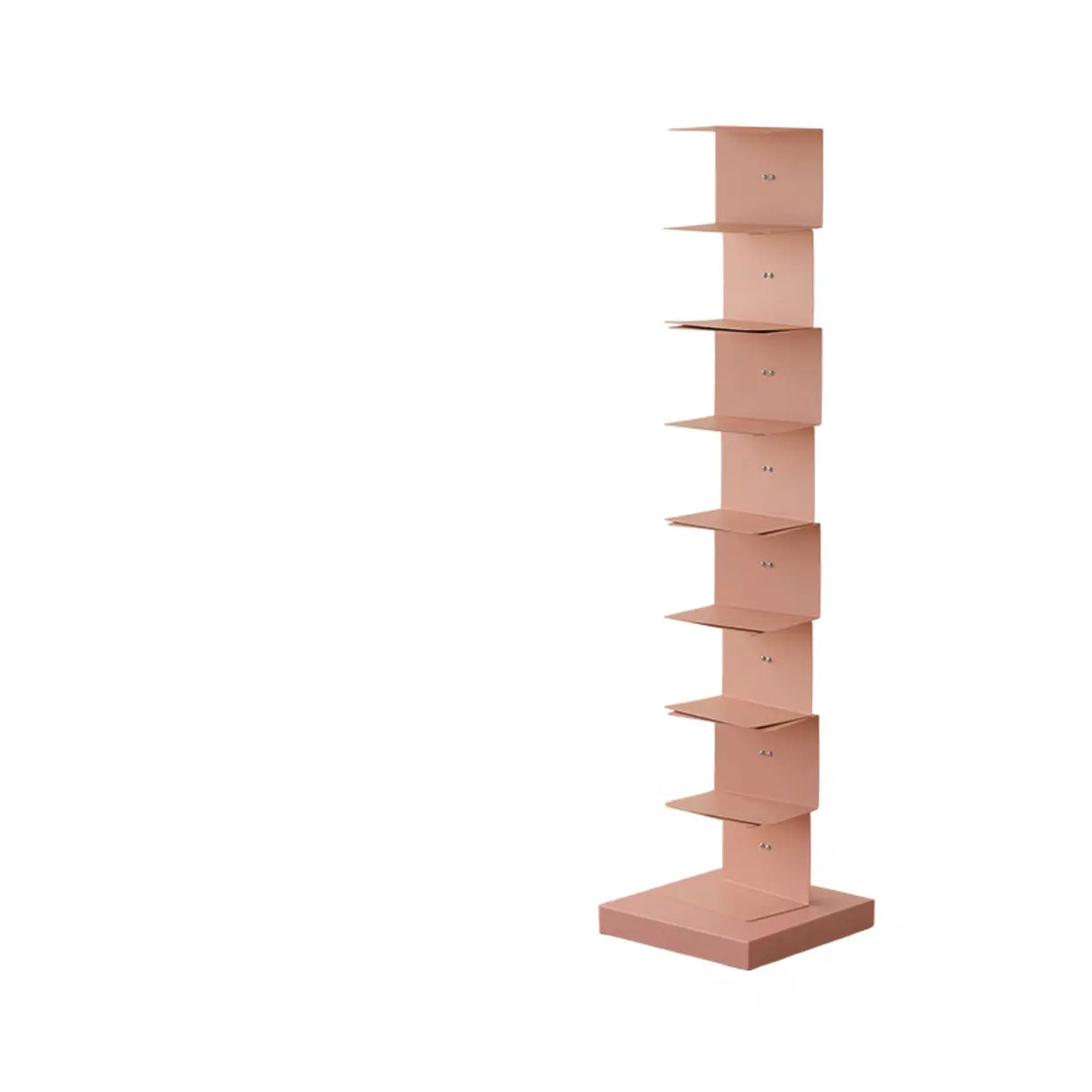 Modish Vertical Simple Alloy Tower Narrow Bookcase Image - 26