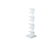 Modish Vertical Simple Alloy Tower Narrow Bookcase Image - 27
