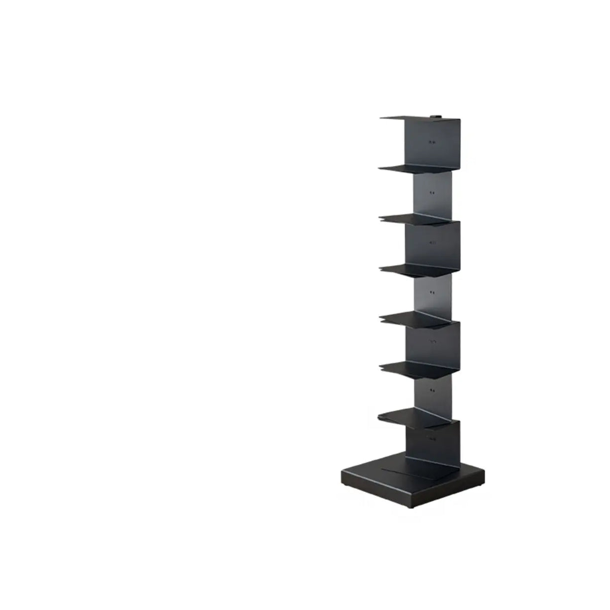 Modish Vertical Simple Alloy Tower Narrow Bookcase Image - 28