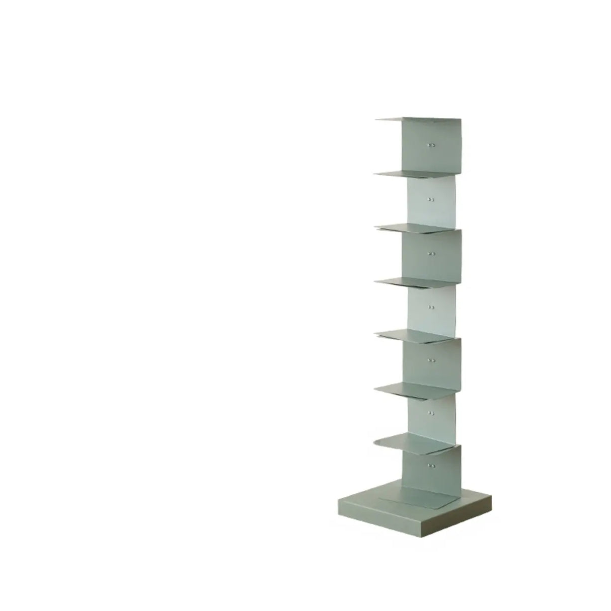 Modish Vertical Simple Alloy Tower Narrow Bookcase Image - 29