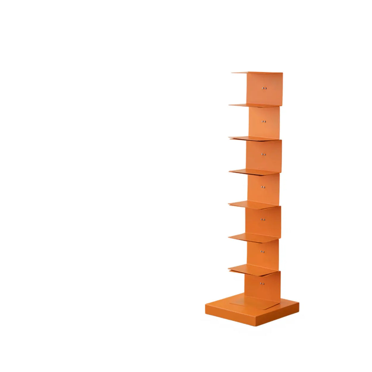 Modish Vertical Simple Alloy Tower Narrow Bookcase Image - 31