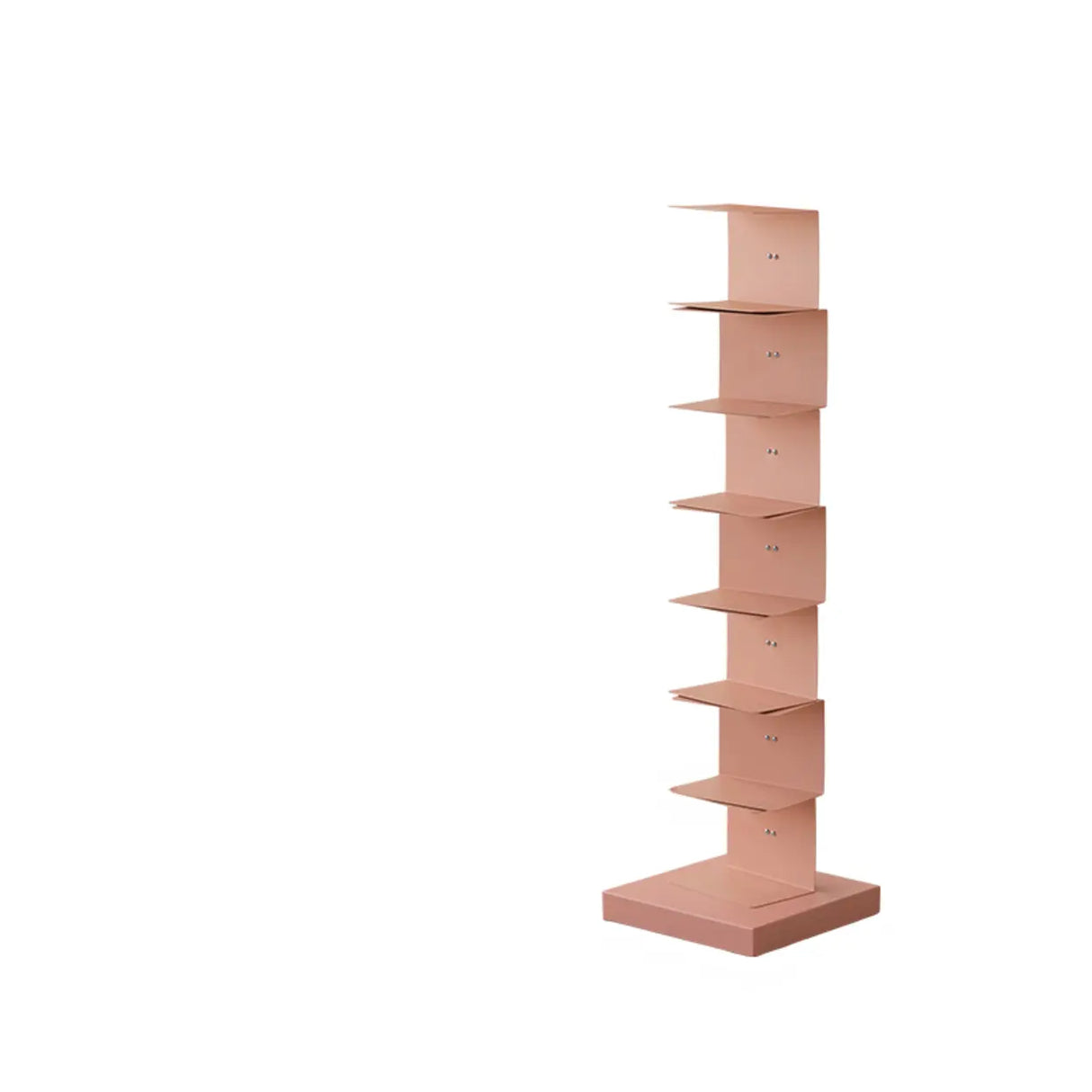 Modish Vertical Simple Alloy Tower Narrow Bookcase Image - 32