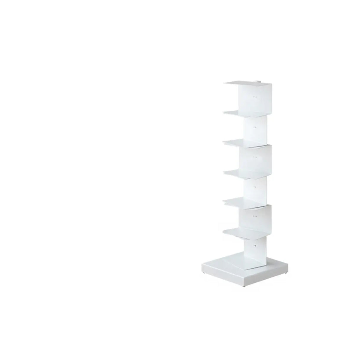 Modish Vertical Simple Alloy Tower Narrow Bookcase Image - 33