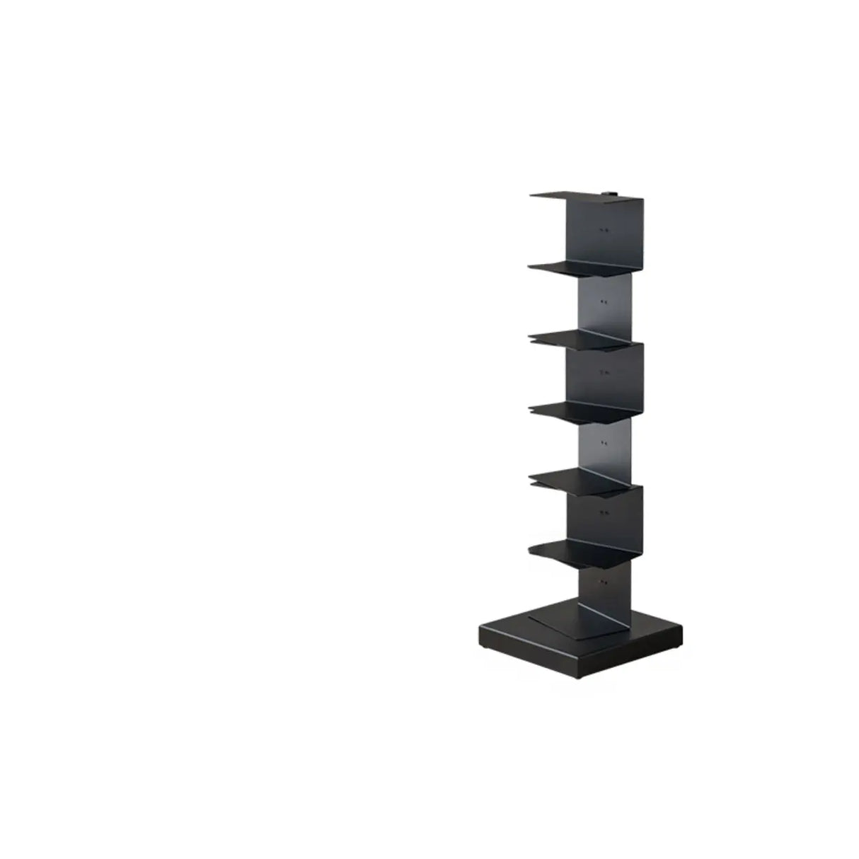 Modish Vertical Simple Alloy Tower Narrow Bookcase Image - 34