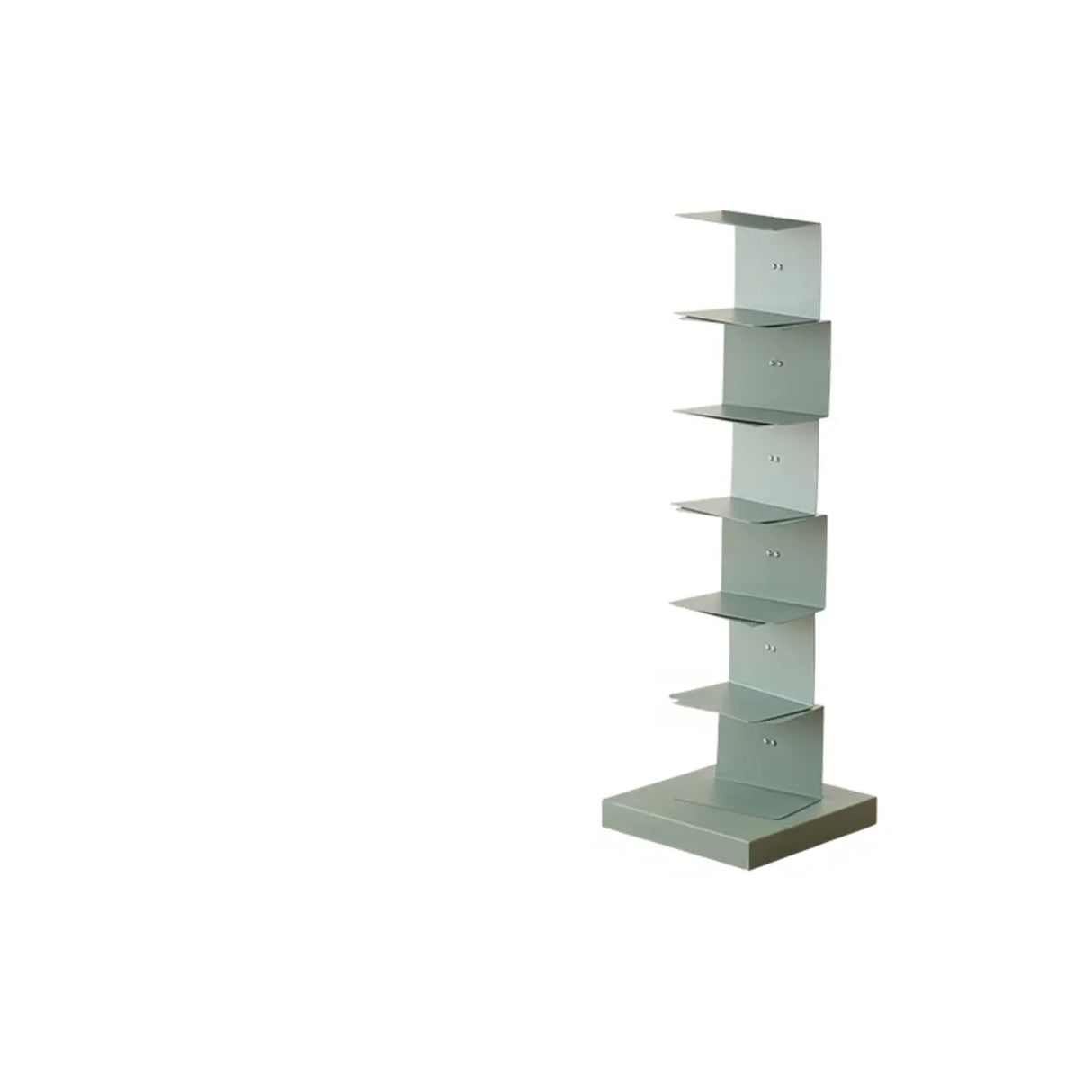Modish Vertical Simple Alloy Tower Narrow Bookcase Image - 35