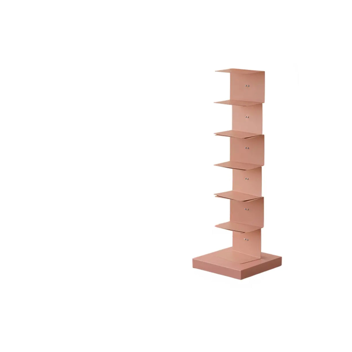Modish Vertical Simple Alloy Tower Narrow Bookcase Image - 38