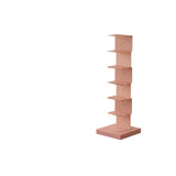 Modish Vertical Simple Alloy Tower Narrow Bookcase Image - 38