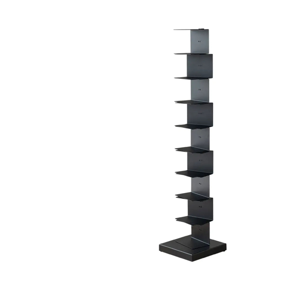 Modish Vertical Simple Alloy Tower Narrow Bookcase Image - 4