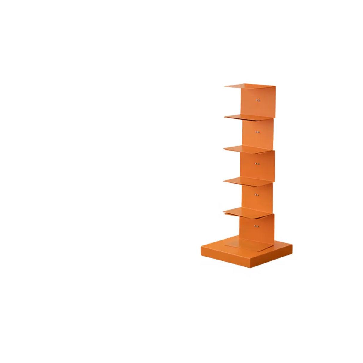 Modish Vertical Simple Alloy Tower Narrow Bookcase Image - 42
