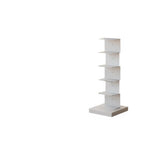 Modish Vertical Simple Alloy Tower Narrow Bookcase Image - 43
