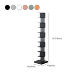 Modish Vertical Simple Alloy Tower Narrow Bookcase Image - 50