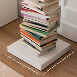 Modish Vertical Simple Alloy Tower Narrow Bookcase Image - 7