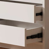 Modish White Horizontal Rectangle Wood Storage Bookcase Image - 12