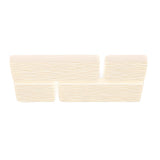 Modish White Rectangular Flush Mount Light 4-Light Image - 8