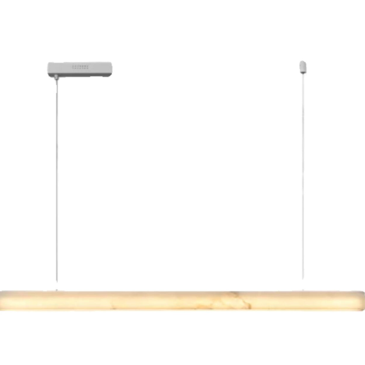 Modish White Rectangular Kitchen Island Pendant Light Image - 6