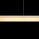 Modish White Rectangular Kitchen Island Pendant Light Image - 8