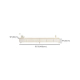 Modish White Wooden Rectangular Drawers TV Stand Image - 23