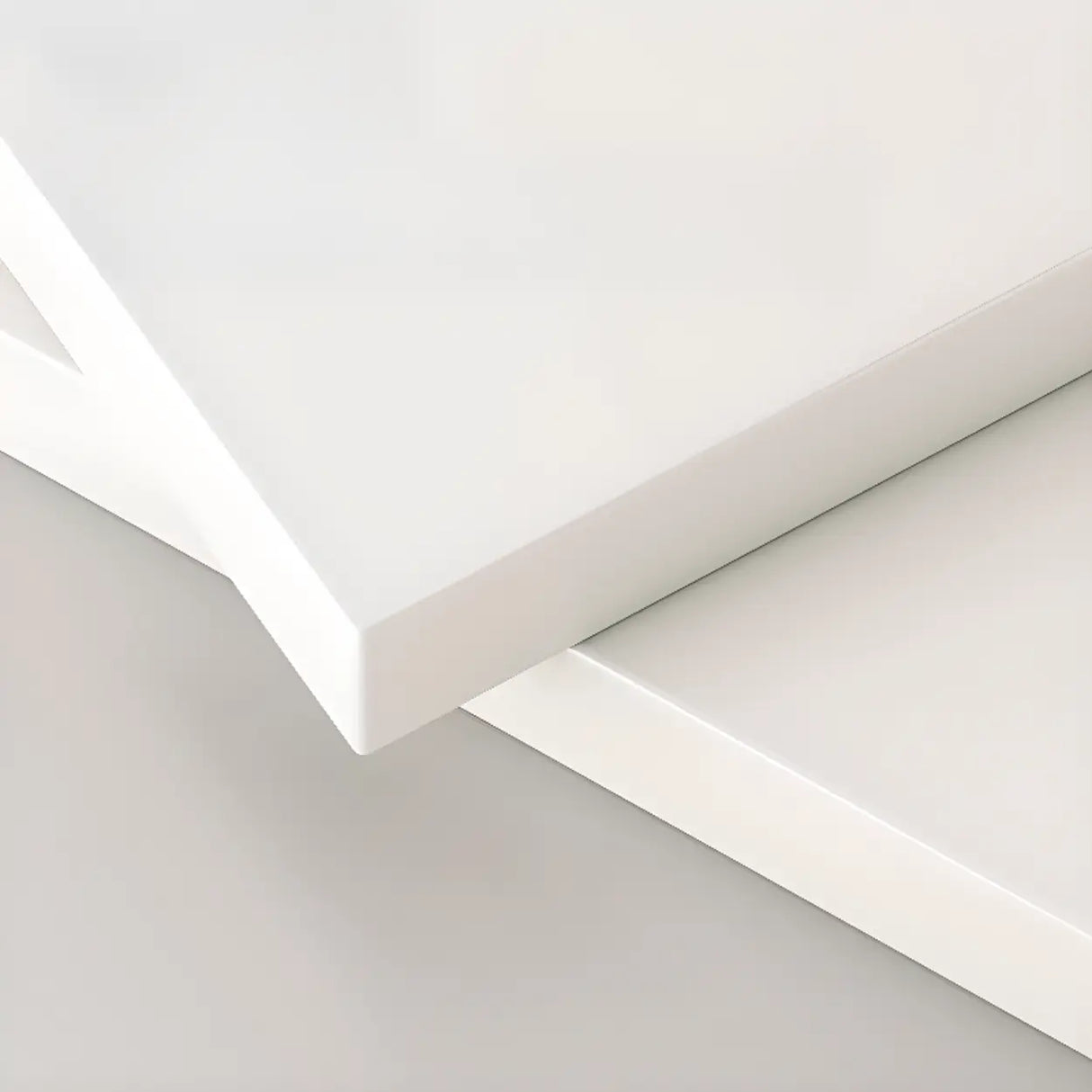 Modish Wood Rectangular Closed Display Bookcase White Image - 8