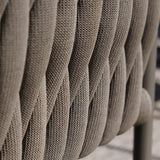 Modish Woven Metal Beige Outdoor Sectional Sofa Set Image - 6