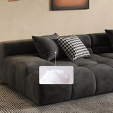 Modular Fabric Charcoal Large Relaxation Sectional Sofa Image - 8