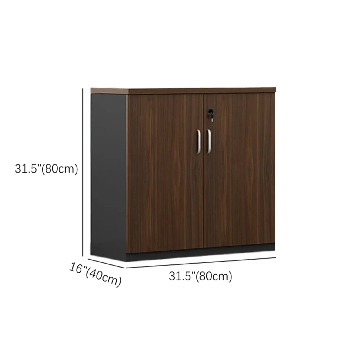 Modular Rectangular Wood Large Storage Filing Cabinet 