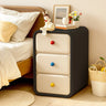 Morandi Faux Leather Countertop Tip Resistant Nightstand Image - 7