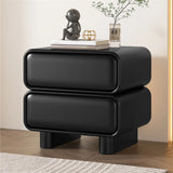 Morandi Faux Leather Countertop Wood Kids Nightstand Image - 21