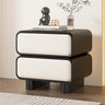 Morandi Faux Leather Countertop Wood Kids Nightstand Image - 11