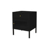 Morandi Stainless Steel Kids Nightstand with Shelf Image - 11
