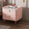 Morandi Stone Countertop Wood Storage Kids Nightstand Image - 17
