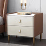 Morandi Stone Countertop Wood Storage Kids Nightstand Image - 19