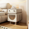Morandi Theme Faux Leather Short Height Kids Nightstand Image - 8