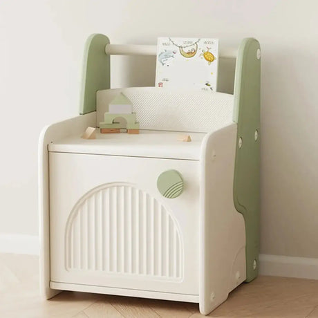 Morandi Theme Kids Nightstand with Cabinets Storage Image - 2