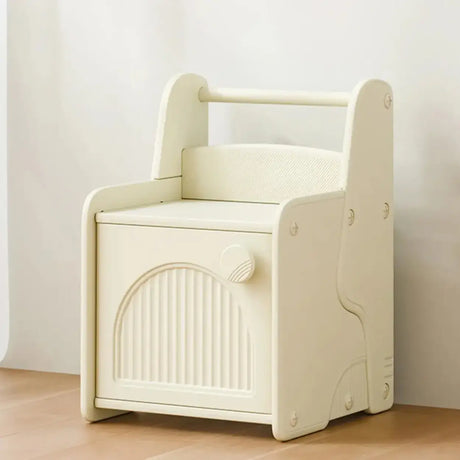 Morandi Theme Kids Nightstand with Cabinets Storage Image - 5
