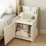 Morandi Theme Kids Nightstand with Cabinets Storage Image - 7