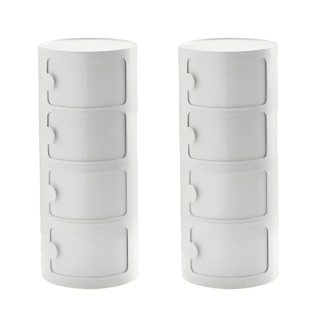 Morandi Theme Tip Resistant Cabinets Kids Nightstand Image - 12
