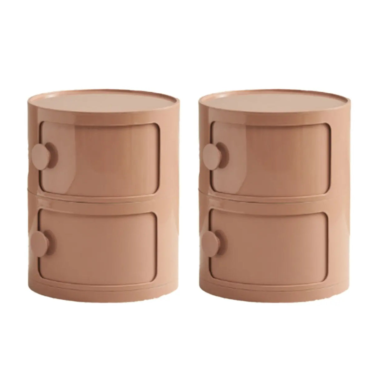 Morandi Theme Tip Resistant Cabinets Kids Nightstand Image - 19