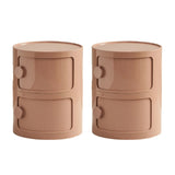 Morandi Theme Tip Resistant Cabinets Kids Nightstand Image - 19