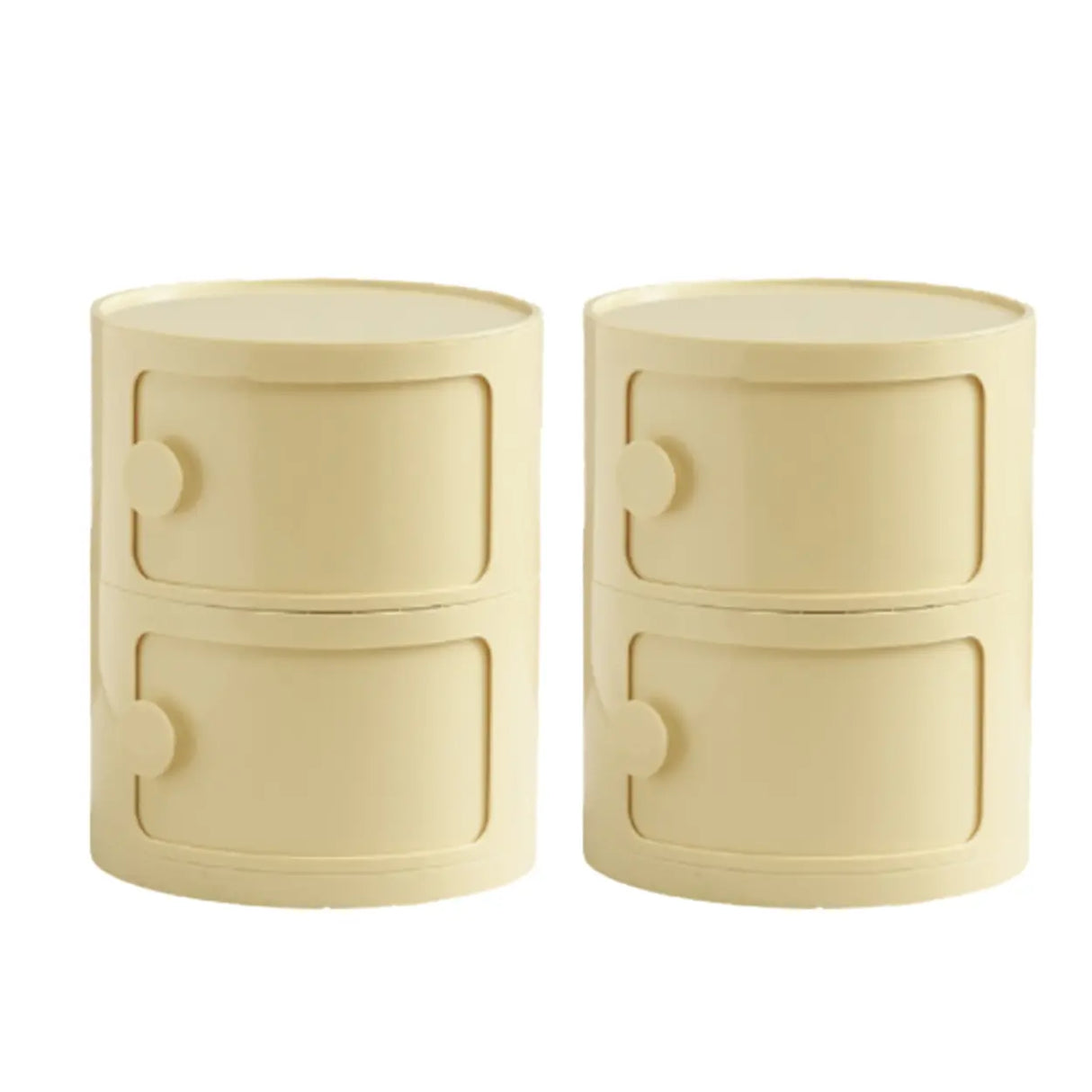 Morandi Theme Tip Resistant Cabinets Kids Nightstand Image - 27