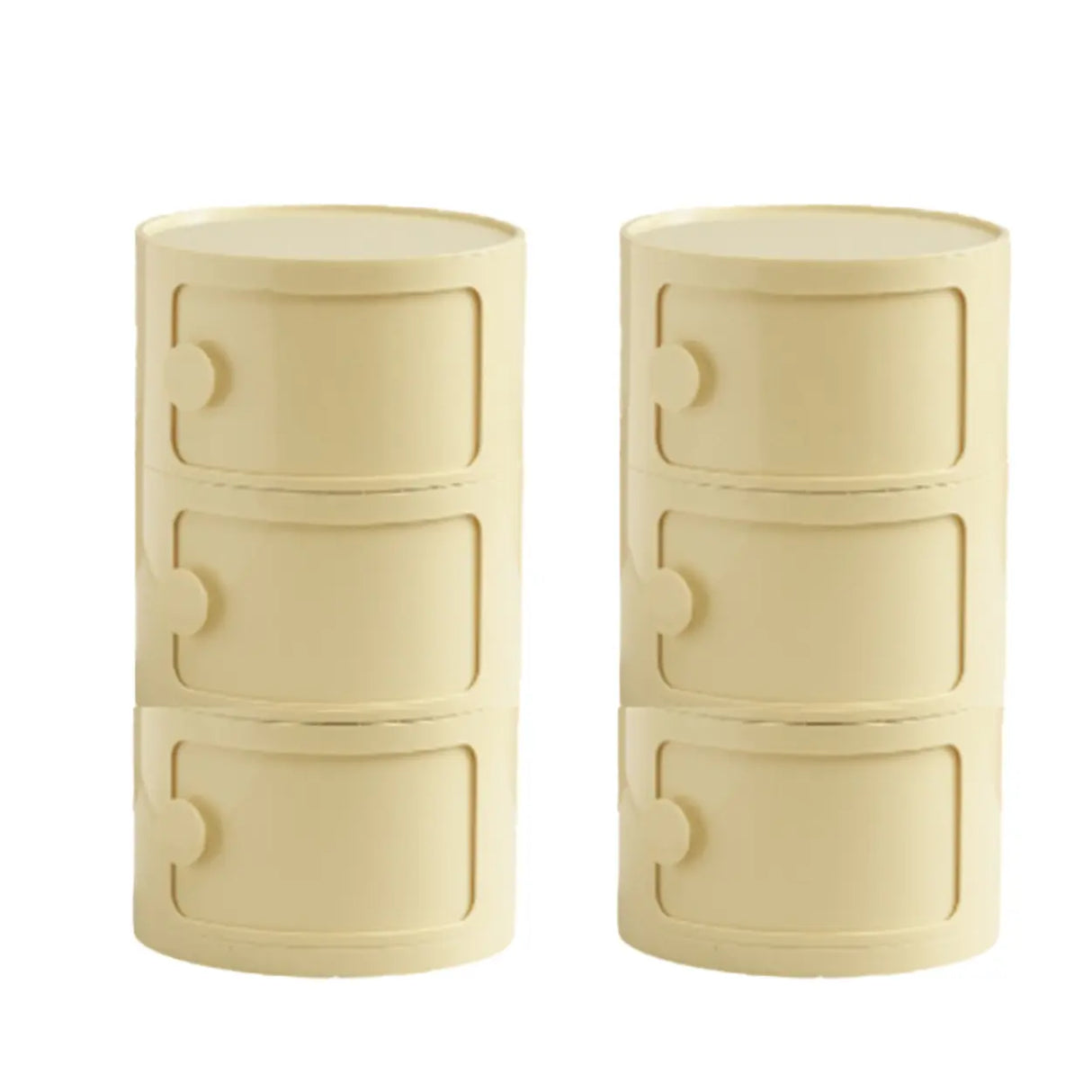 Morandi Theme Tip Resistant Cabinets Kids Nightstand Image - 29