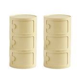 Morandi Theme Tip Resistant Cabinets Kids Nightstand Image - 29