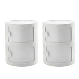 Morandi Theme Tip Resistant Cabinets Kids Nightstand Image - 3