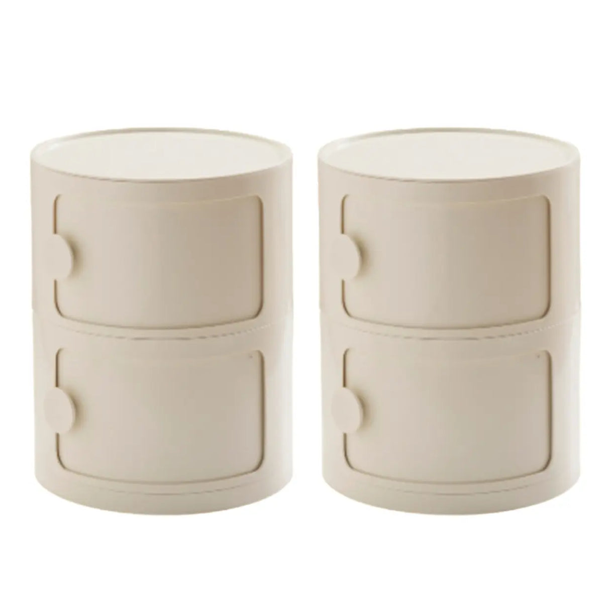 Morandi Theme Tip Resistant Cabinets Kids Nightstand Image - 43