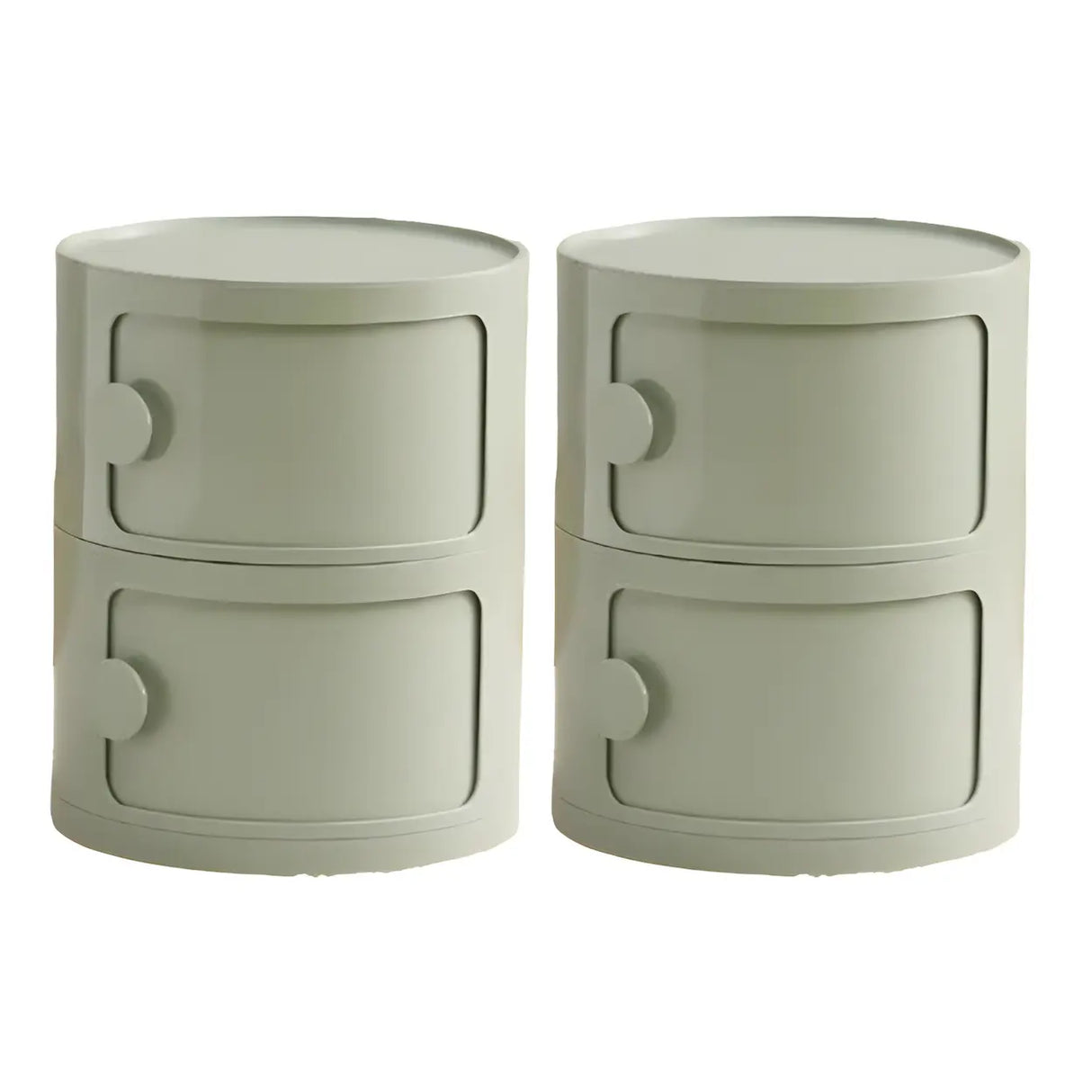 Morandi Theme Tip Resistant Cabinets Kids Nightstand Image - 51