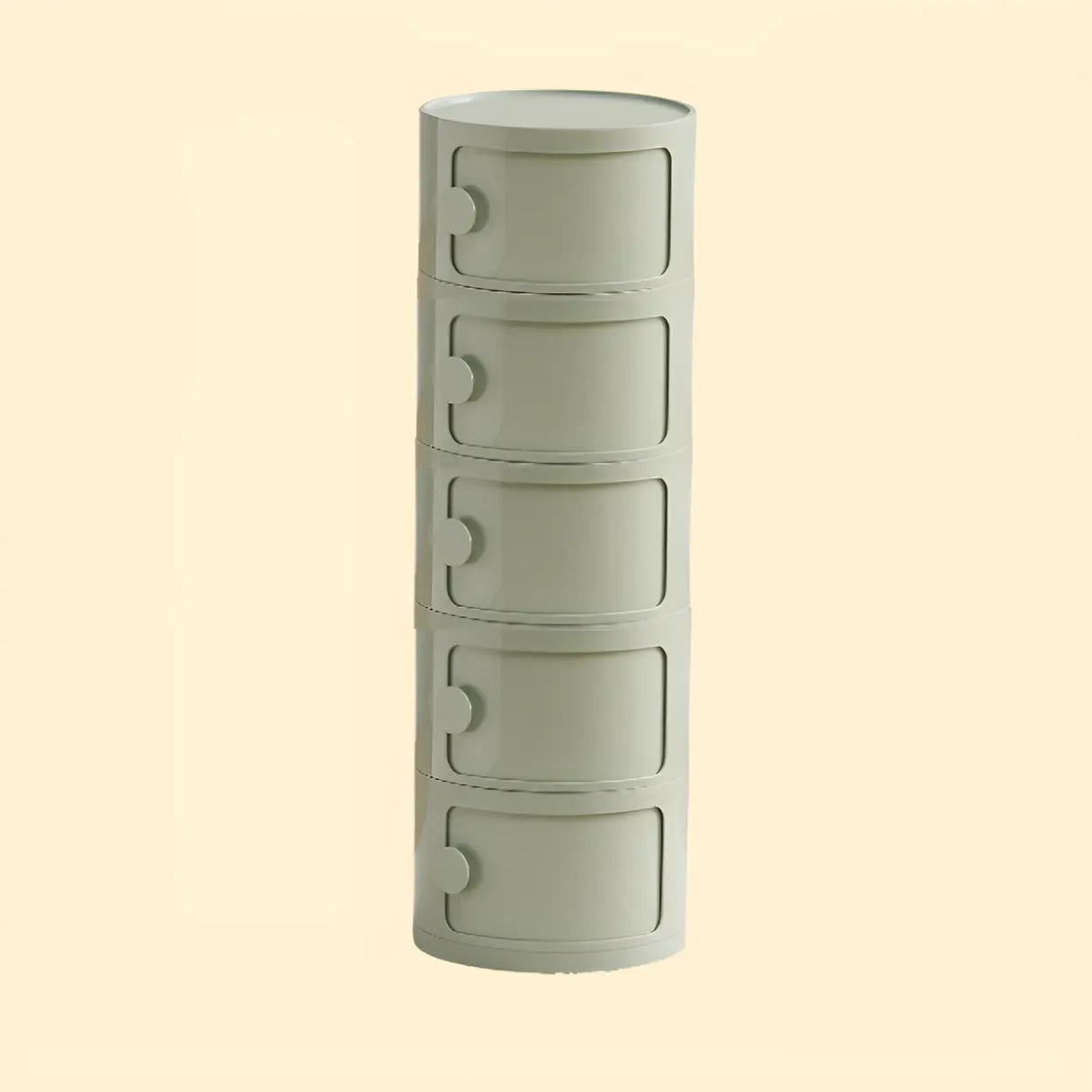 Morandi Theme Tip Resistant Cabinets Kids Nightstand Image - 56