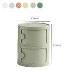 Morandi Theme Tip Resistant Cabinets Kids Nightstand #size